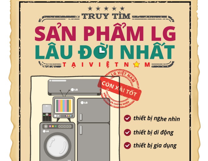 LG di tim san pham lau doi nhat tai Viet Nam hinh anh