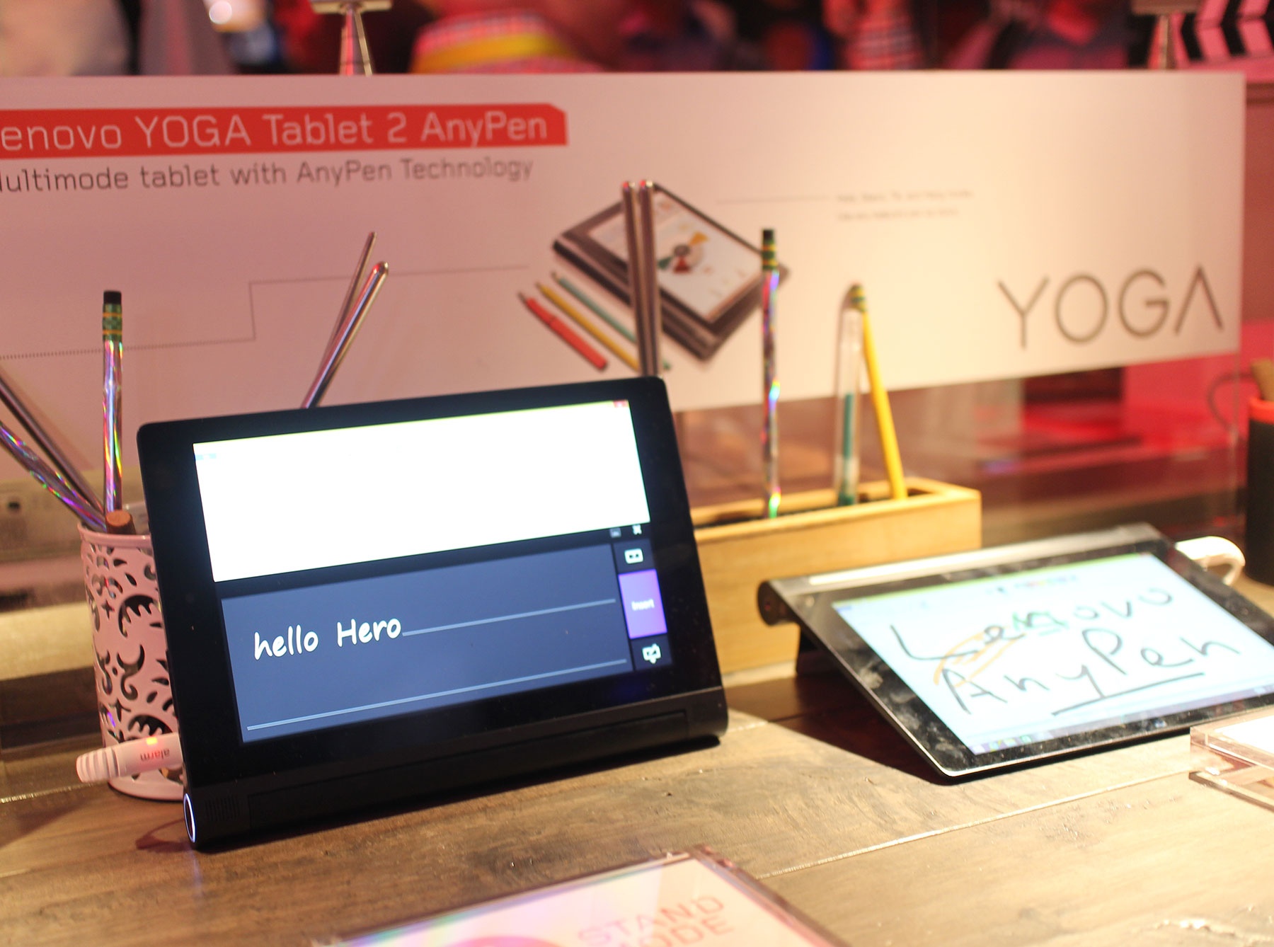 Ghi chu bang moi loai but voi Lenovo Yoga Tablet 2 hinh anh