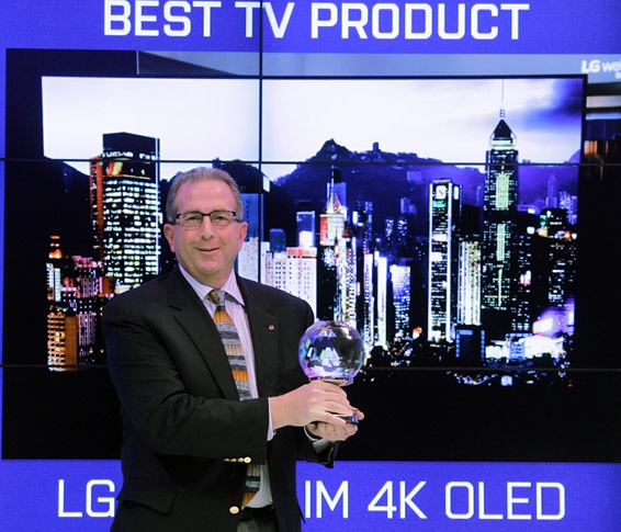 TV LG giành được nhiều giải thưởng uy tín tại CES 2015.