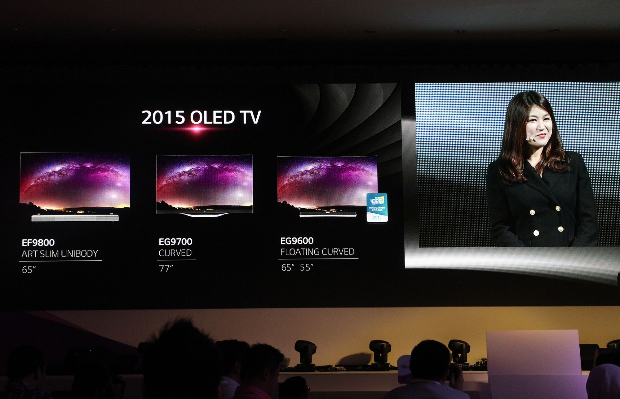 LG giới thiệu 3 dòng TV OLED mới tới thị trường châu Á. Ảnh: Anh Linh.