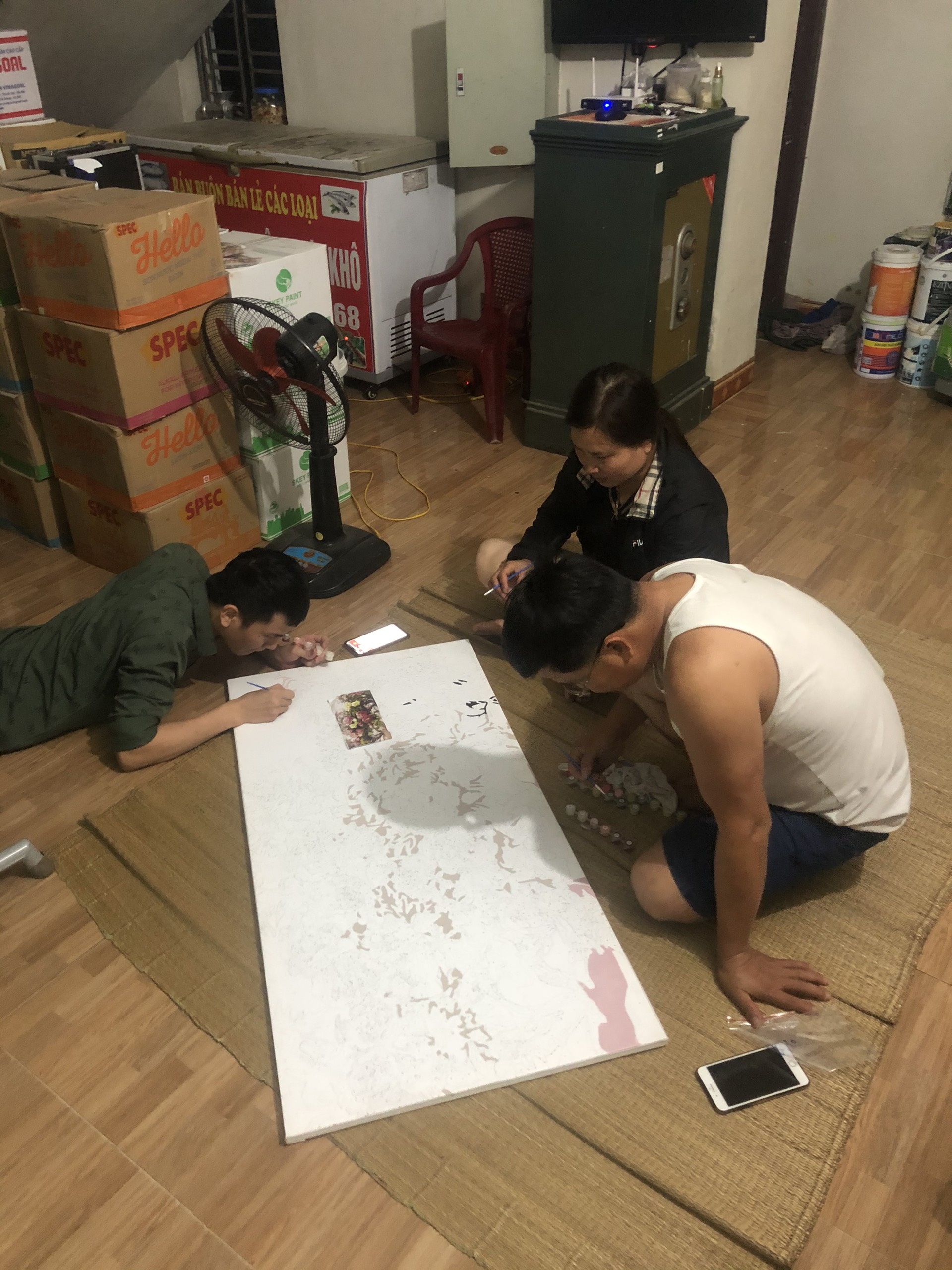 Tranh son dau so hoa dat khach anh 2