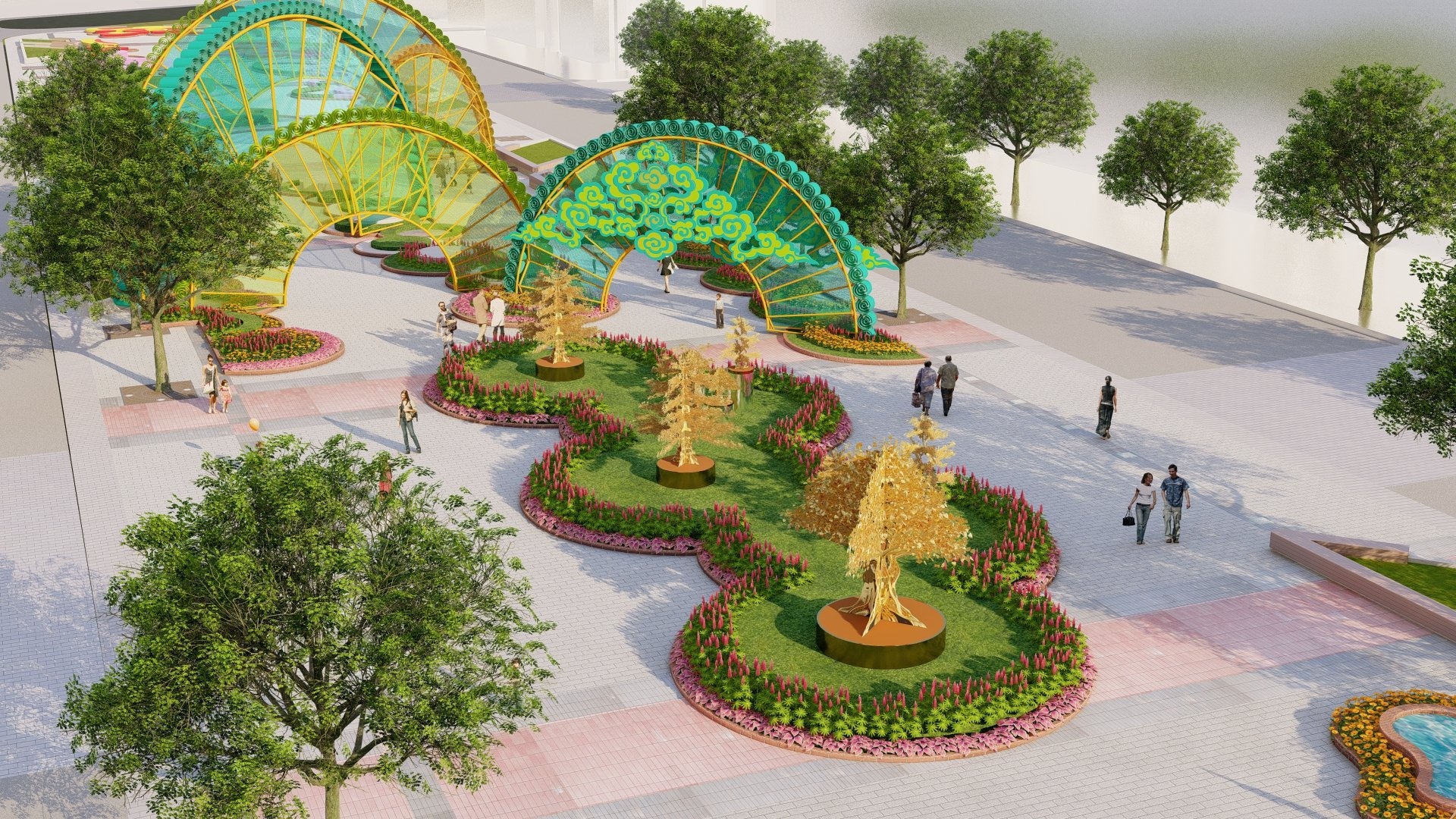 Net moi cua Duong hoa Nguyen Hue Tet Giap Thin 2024 hinh anh