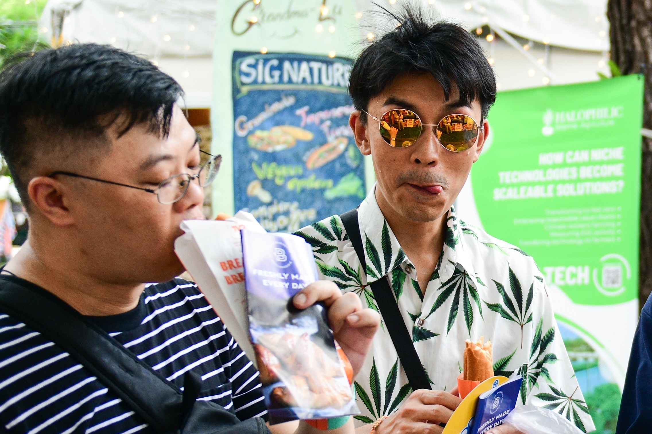 Cho 20 phut an banh mi Pew Pew, Huynh Hoa tai Le hoi Banh mi TP.HCM hinh anh