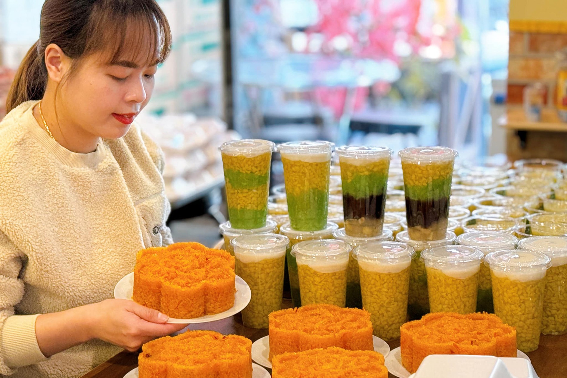 Che va xoi khuc dat hang tai quan Viet giua long Han Quoc hinh anh