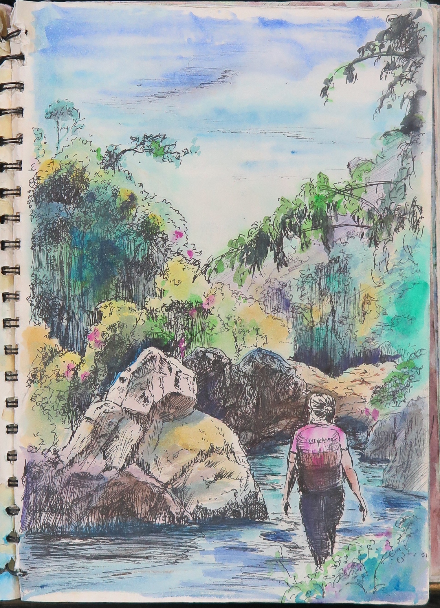 Vẽ tranh trekking ảnh 3 Ve tranh trekking anh 3