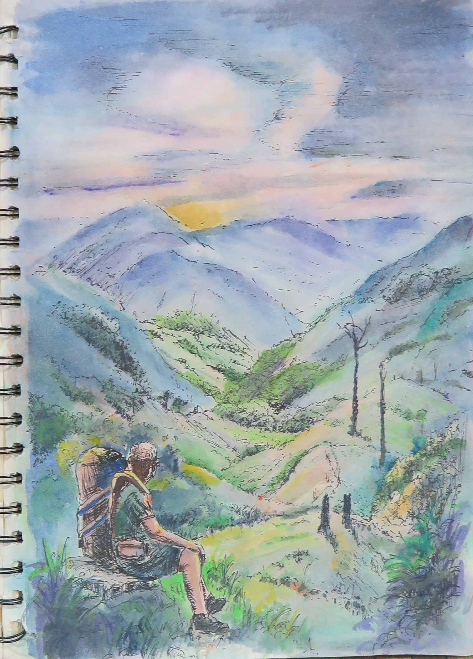 Vẽ tranh trekking ảnh 2 Ve tranh trekking anh 2