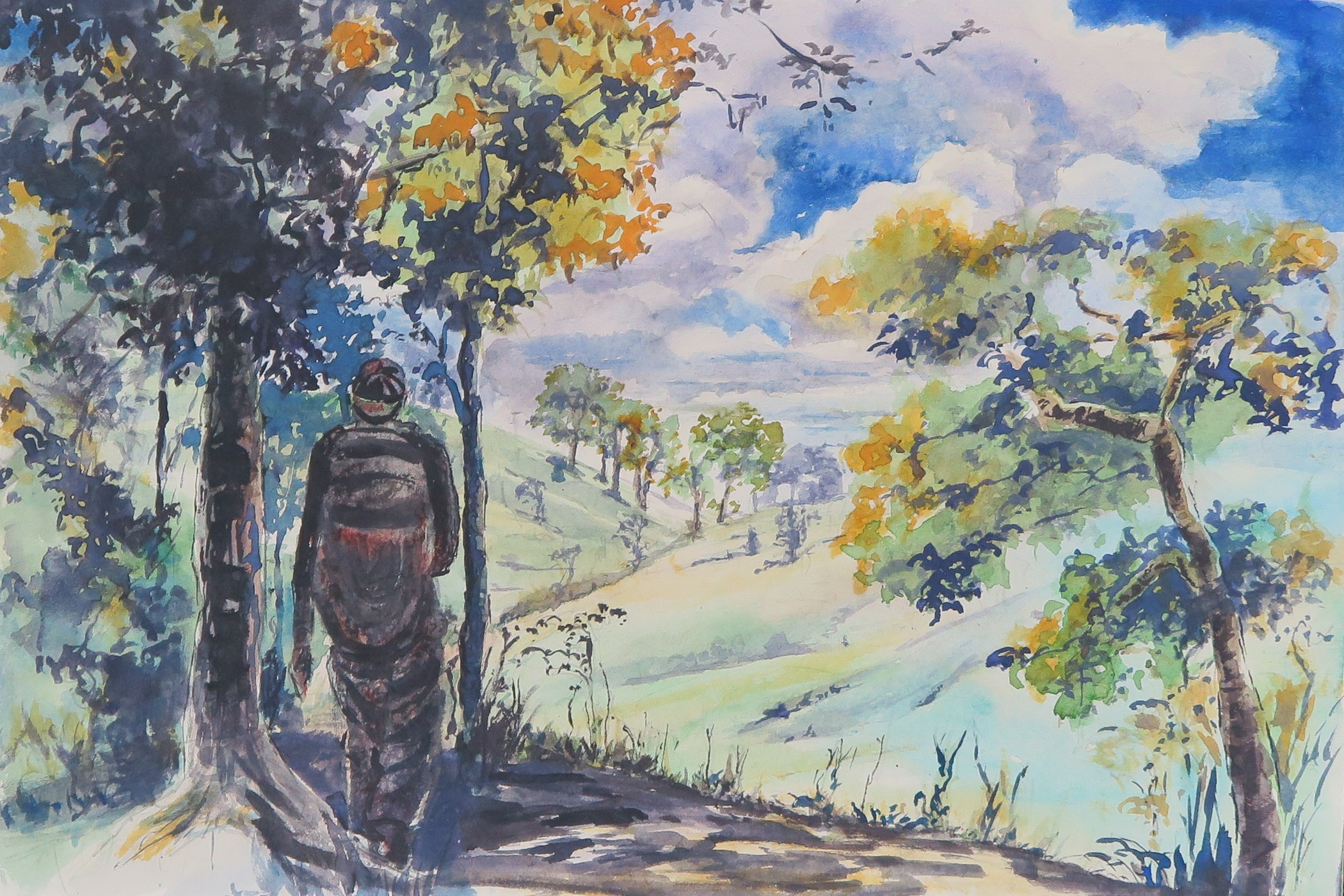 Vẽ tranh trekking ảnh 10 Ve tranh trekking anh 10