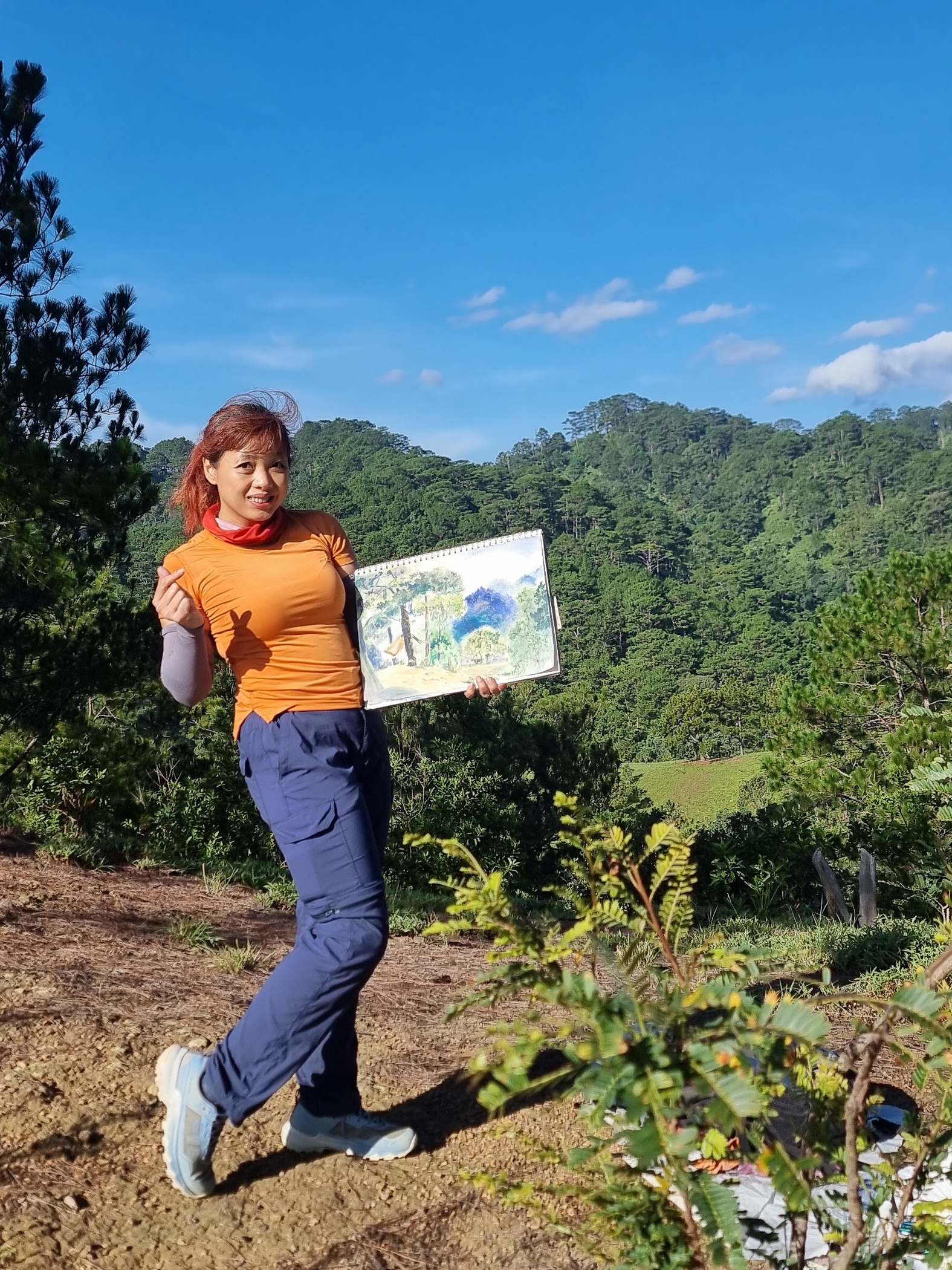 Vẽ tranh trekking ảnh 5 Ve tranh trekking anh 5