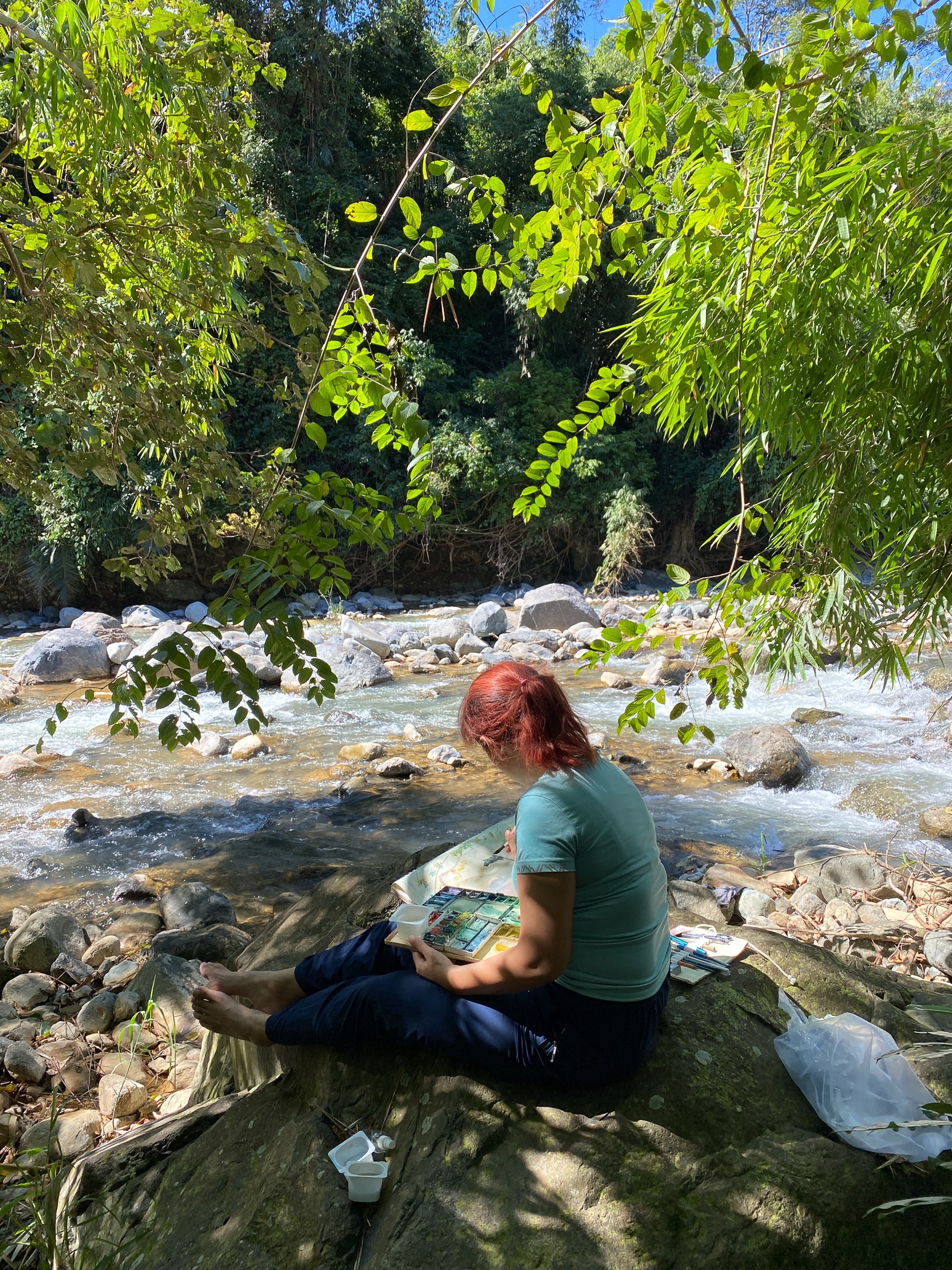 Vẽ tranh trekking ảnh 6 Ve tranh trekking anh 6