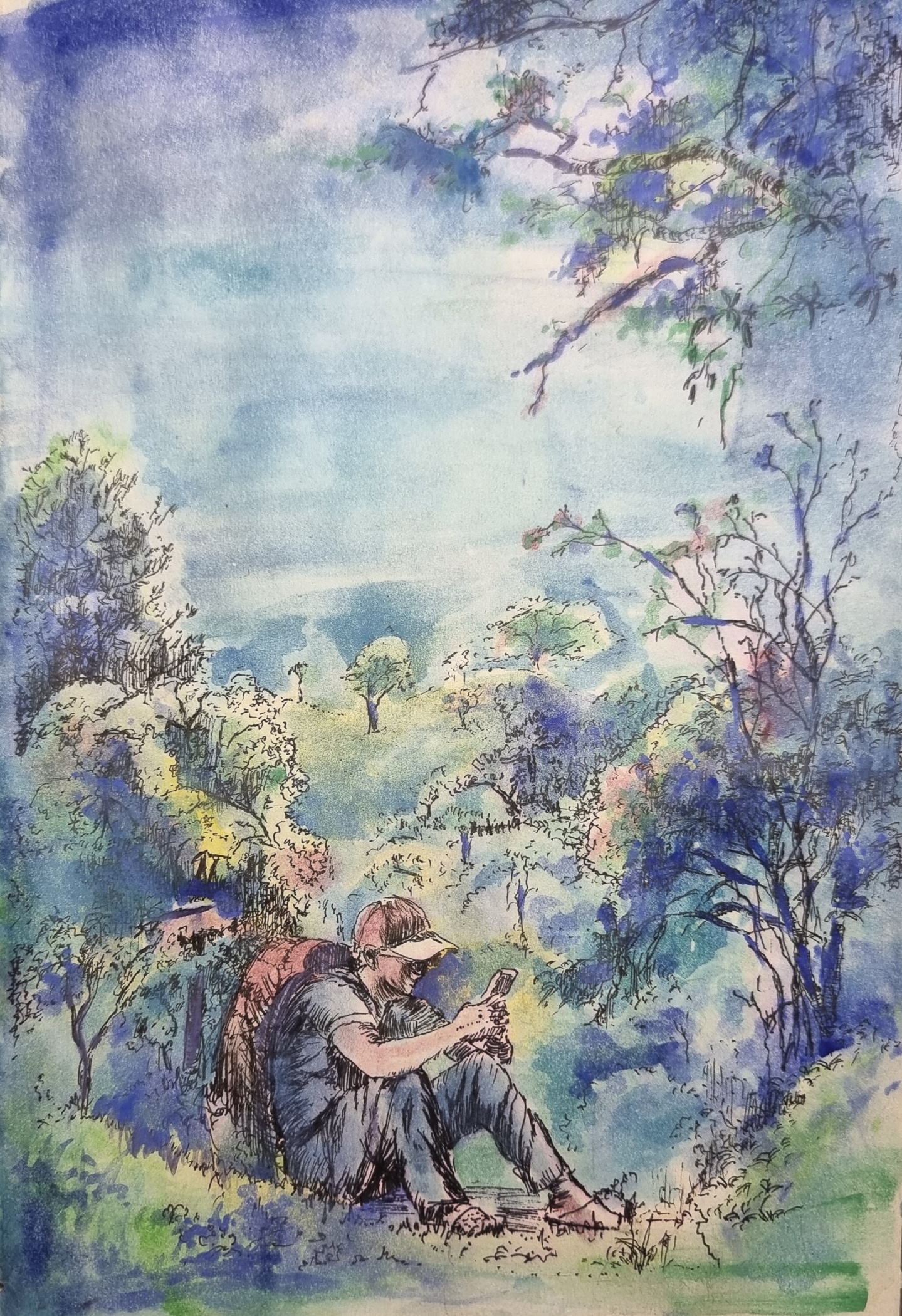 Vẽ tranh trekking ảnh 12 Ve tranh trekking anh 12