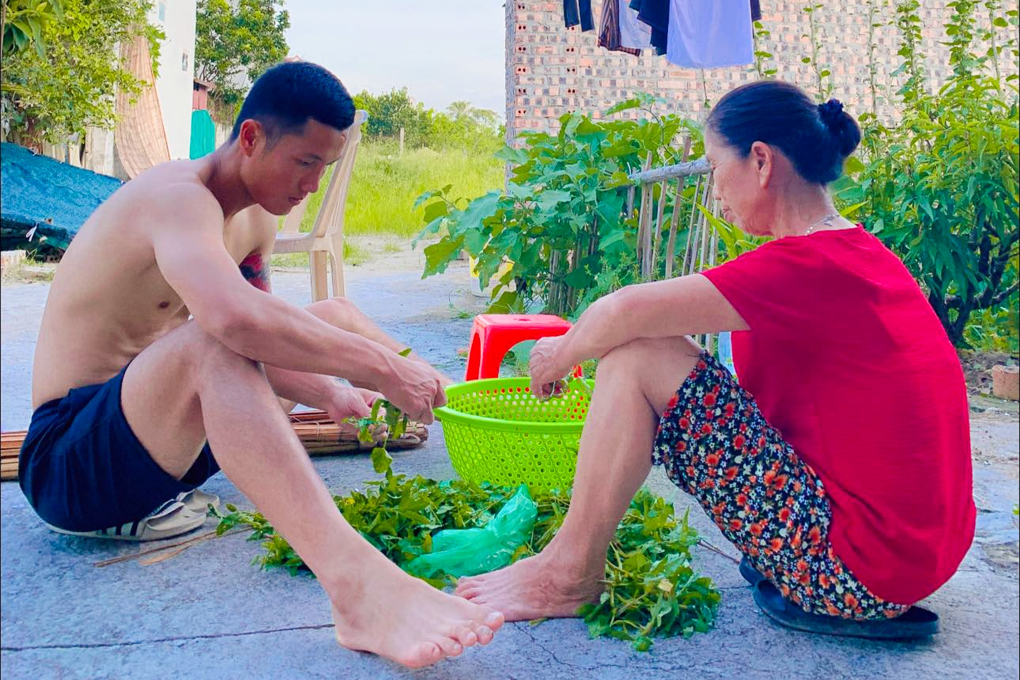 Thu mon Dinh Trieu me canh mong toi, ga tiem hinh anh