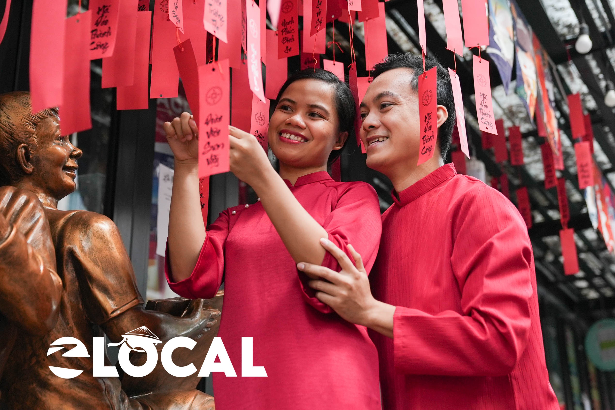 Ao dai va Tet Viet qua con mat nguoi Philippines hinh anh