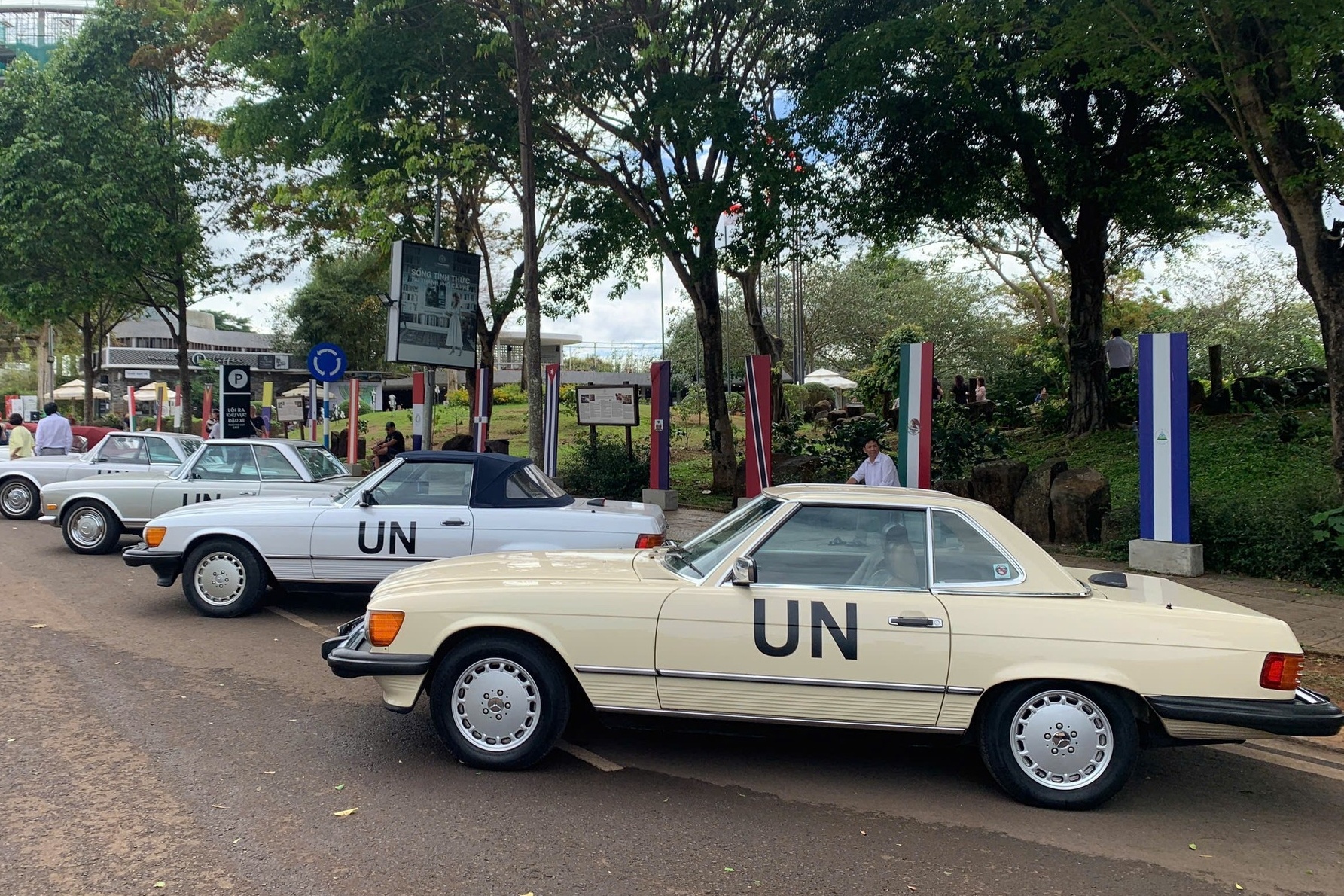 Dua nhau check-in voi dan xe co cua ong Dang Le Nguyen Vu hinh anh