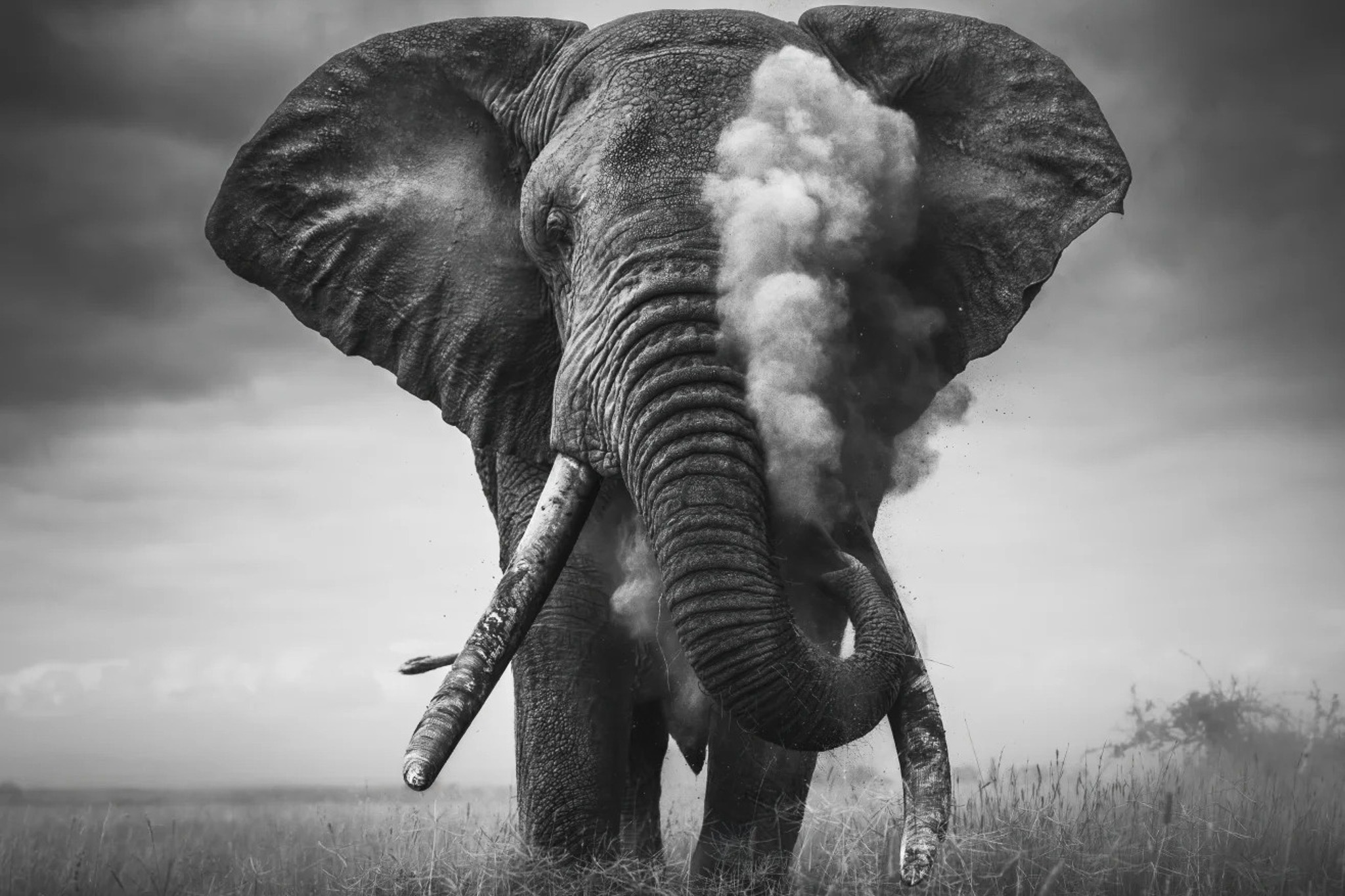 Su bien mat cua nhung con voi 'sieu nga' hinh anh