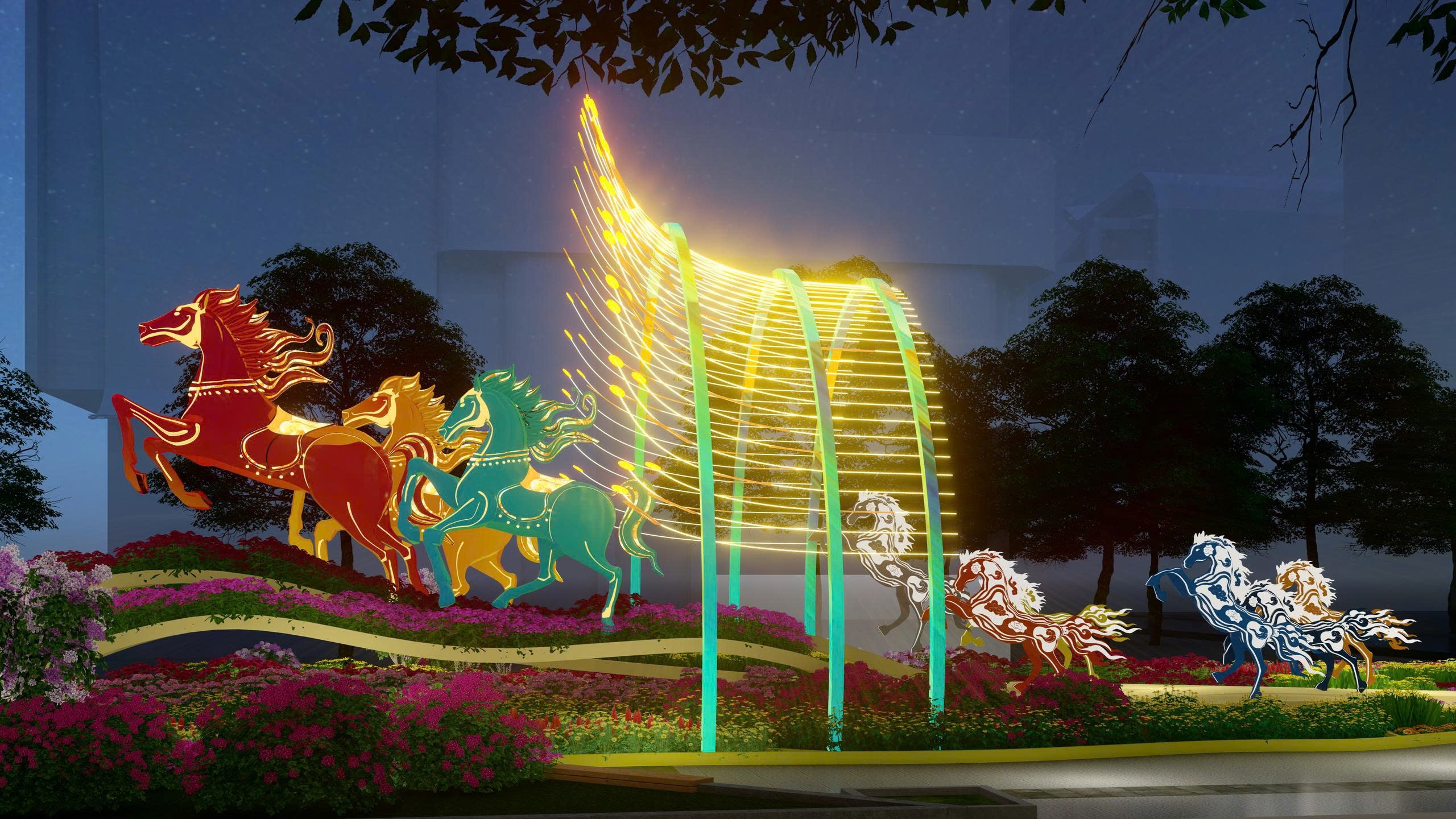 Duong hoa Nguyen Hue anh 8