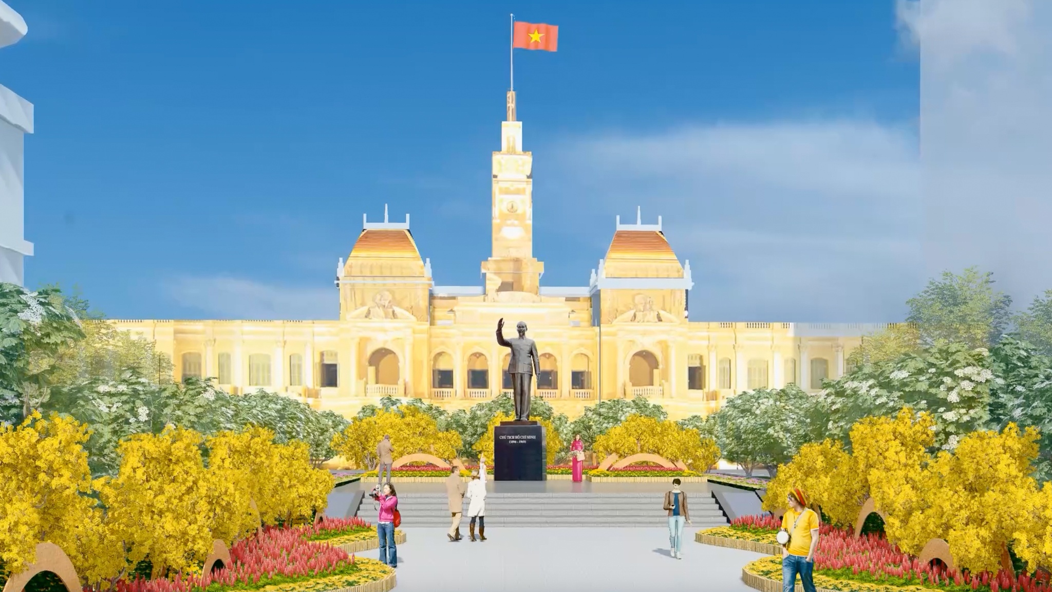 Duong hoa Nguyen Hue anh 2