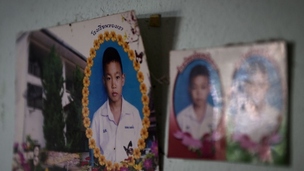 Chiec banh sinh nhat van doi cau thu nhi nguoi Thai tro ve hinh anh