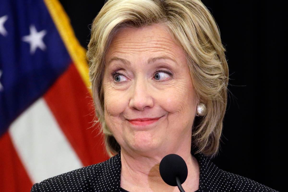 Hillary Clinton tham gia chinh truong vi mot cau noi hinh anh