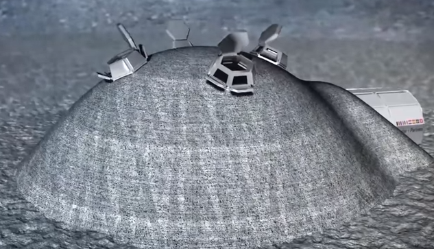 Chau Au muon dua robot len mat trang de xay nha hinh anh