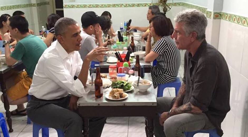 Tong thong Obama goi 2 suat bun cha Ha Noi hinh anh