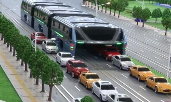 Xe buyt khong lo o Trung Quoc hinh anh