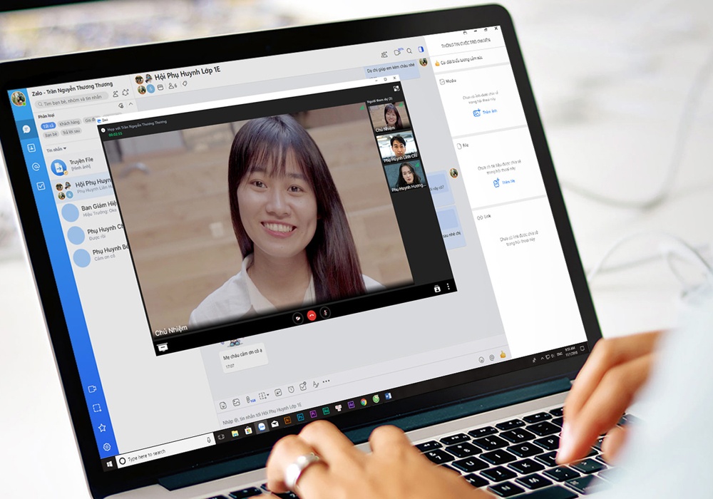 Zalo PC giup giao vien day hoc hieu qua hinh anh