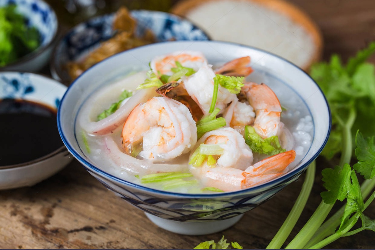 Chao tom nha lam vua don gian lai bo duong hinh anh