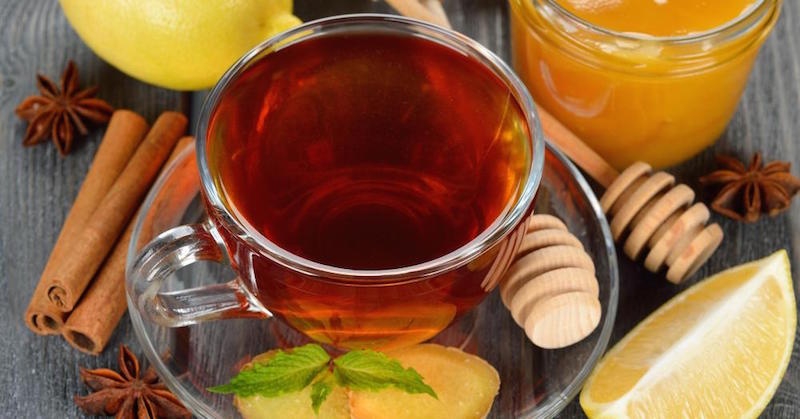 Tra que chanh gung tang cuong mien dich de lam tai nha hinh anh