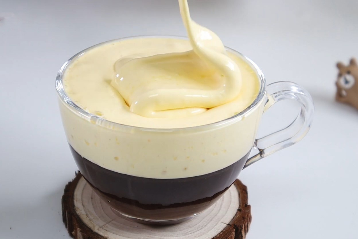 Huong dan lam ca phe trung bong, khong tanh tai nha hinh anh