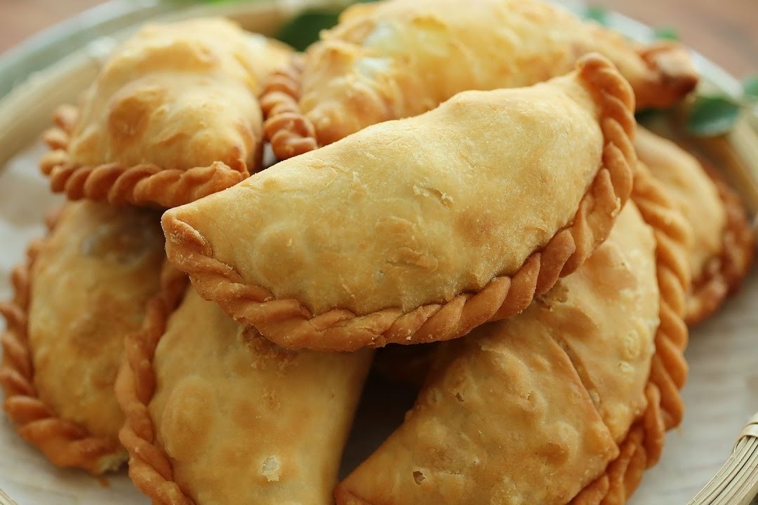 Cong thuc lam banh goi nhan ga hinh anh