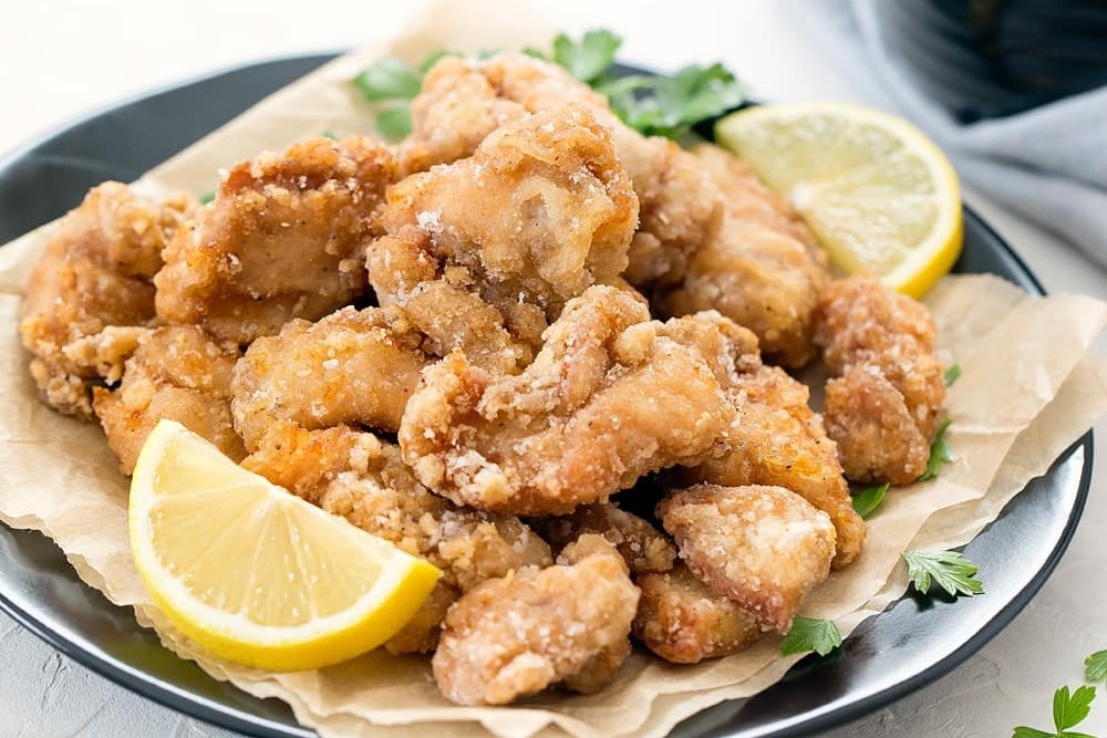 Cach lam ga chien gion kieu Nhat hinh anh