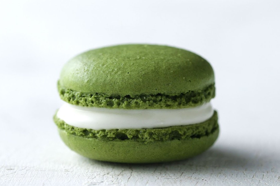 Cach lam banh macaron vi matcha hinh anh
