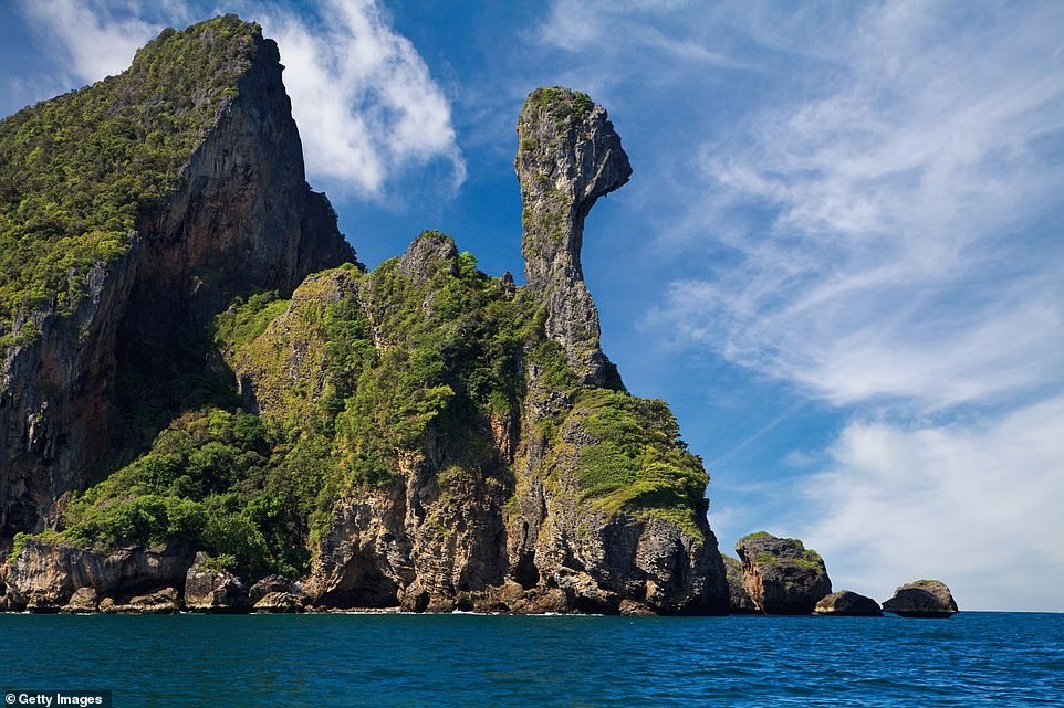 Hòn đảo hình con gà hút khách du lịch ở Thái Lan ảnh 1 Hon dao hinh con ga hut khach du lich o Thai Lan anh 1
