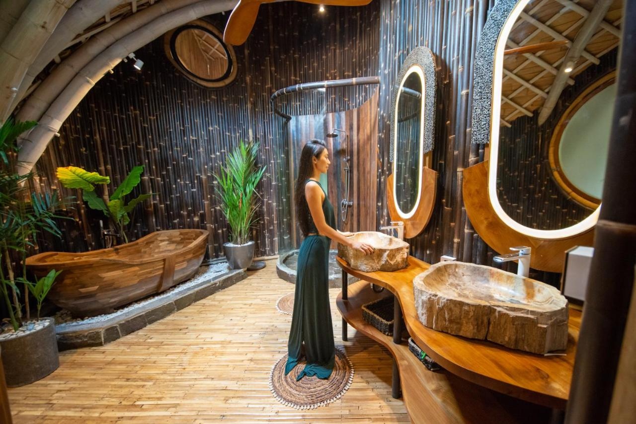 khu nghỉ dưỡng nội thất gỗ sang chảnh Bali ảnh 4 khu nghi duong noi that go sang chanh Bali anh 4