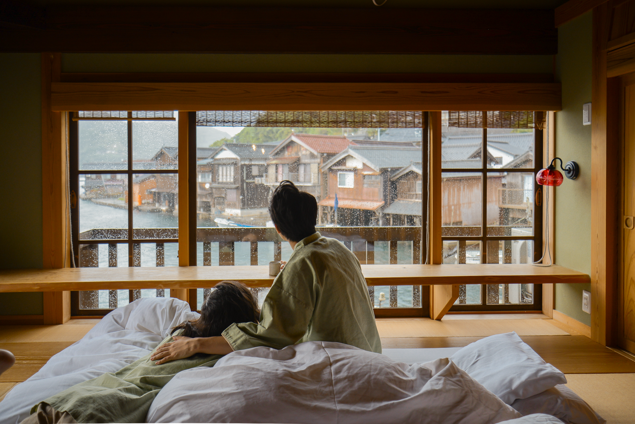 Ngoi lang nha thuyen yen binh o Nhat Ban hinh anh