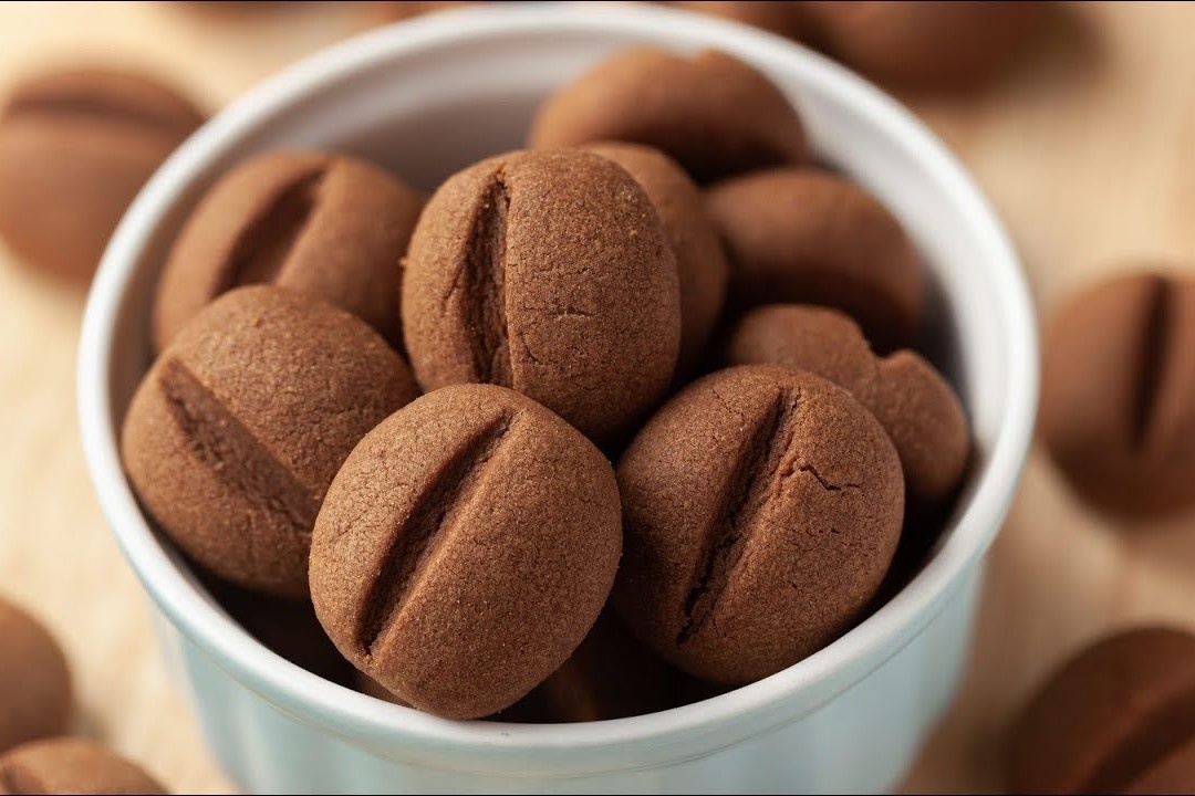 Cach lam banh quy hat ca phe hinh anh