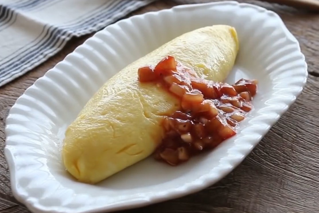 Cong thuc trung op let nhan pho mai mem min hinh anh