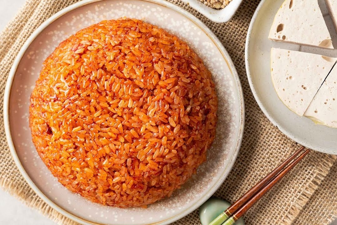 Cach nau xoi gac dep mau, thom ngon hinh anh