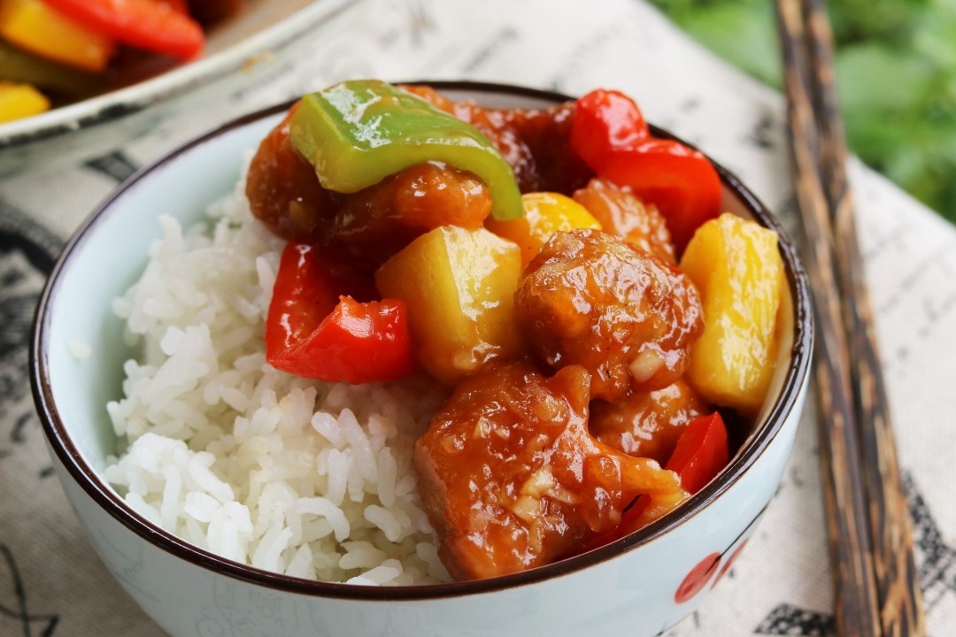 Cach lam thit lon chua ngot sanh sot hinh anh