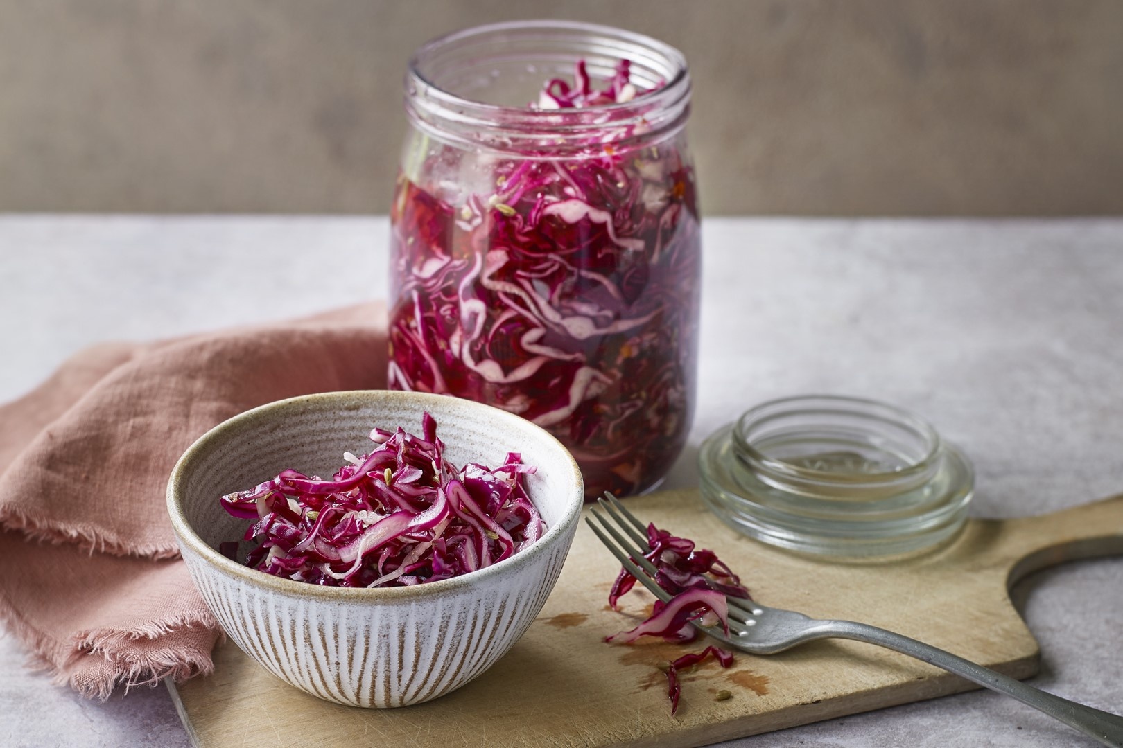 Cach muoi bap cai tim gion ngon hinh anh