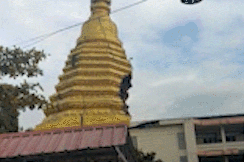 Chua co 500 tuoi o Thai Lan do sap do mua bao hinh anh