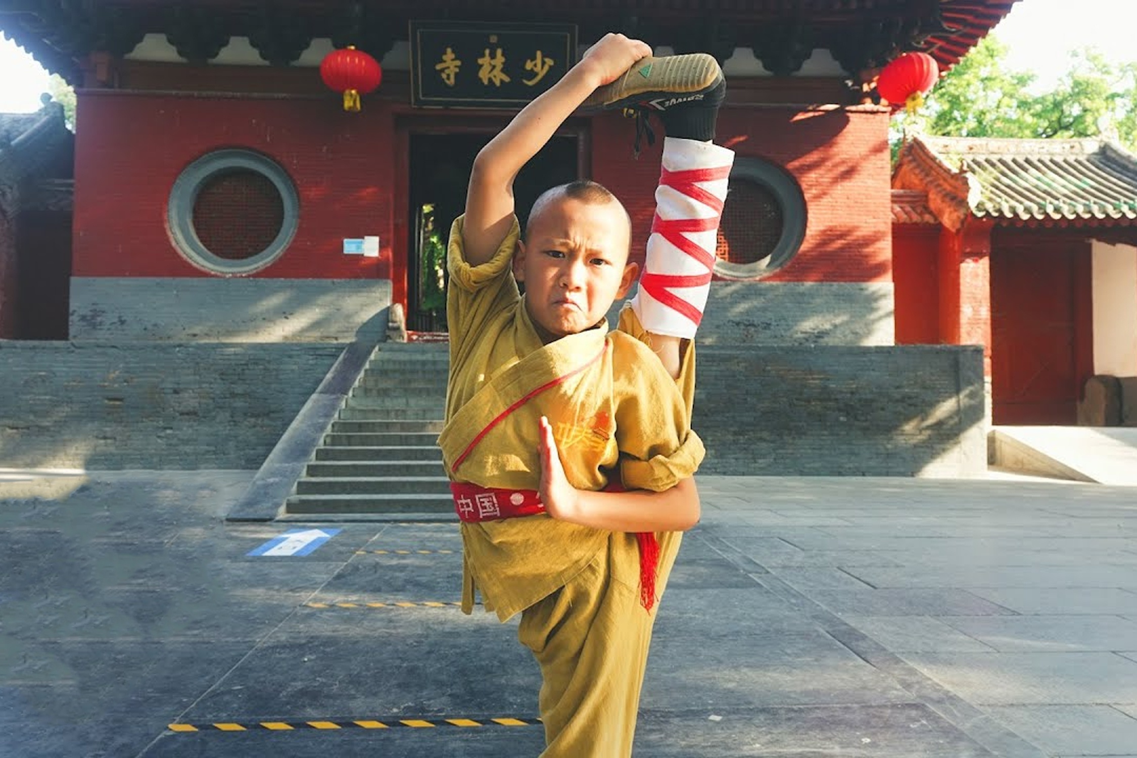 Noi ren luyen 'bac thay Kungfu nhi' hinh anh