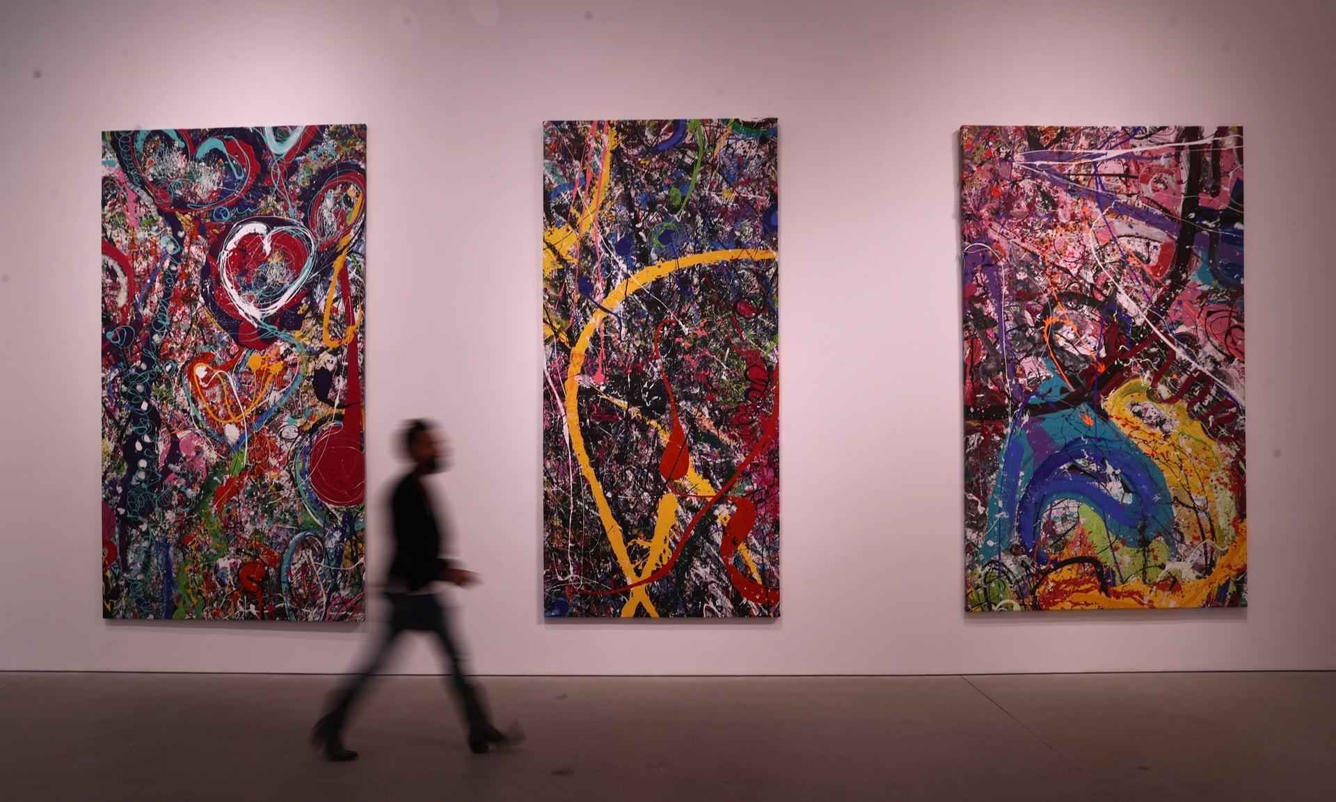 Ky luc Guinness the gioi,  buc tranh lon nhat the gioi,  Dubai,  Anh anh 2