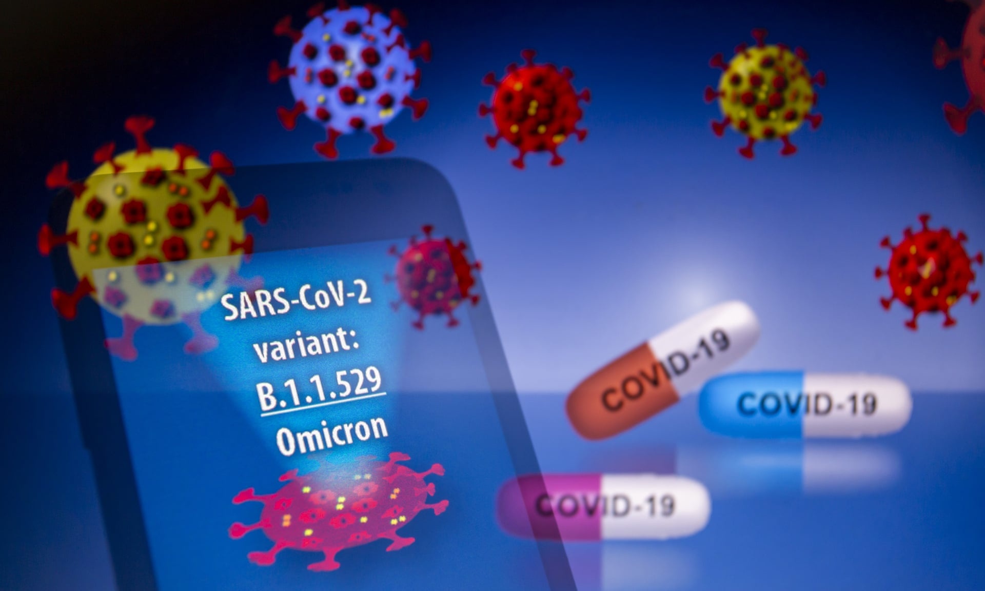 Nam Phi,  bien chung Omicron,  Covid-19 anh 1