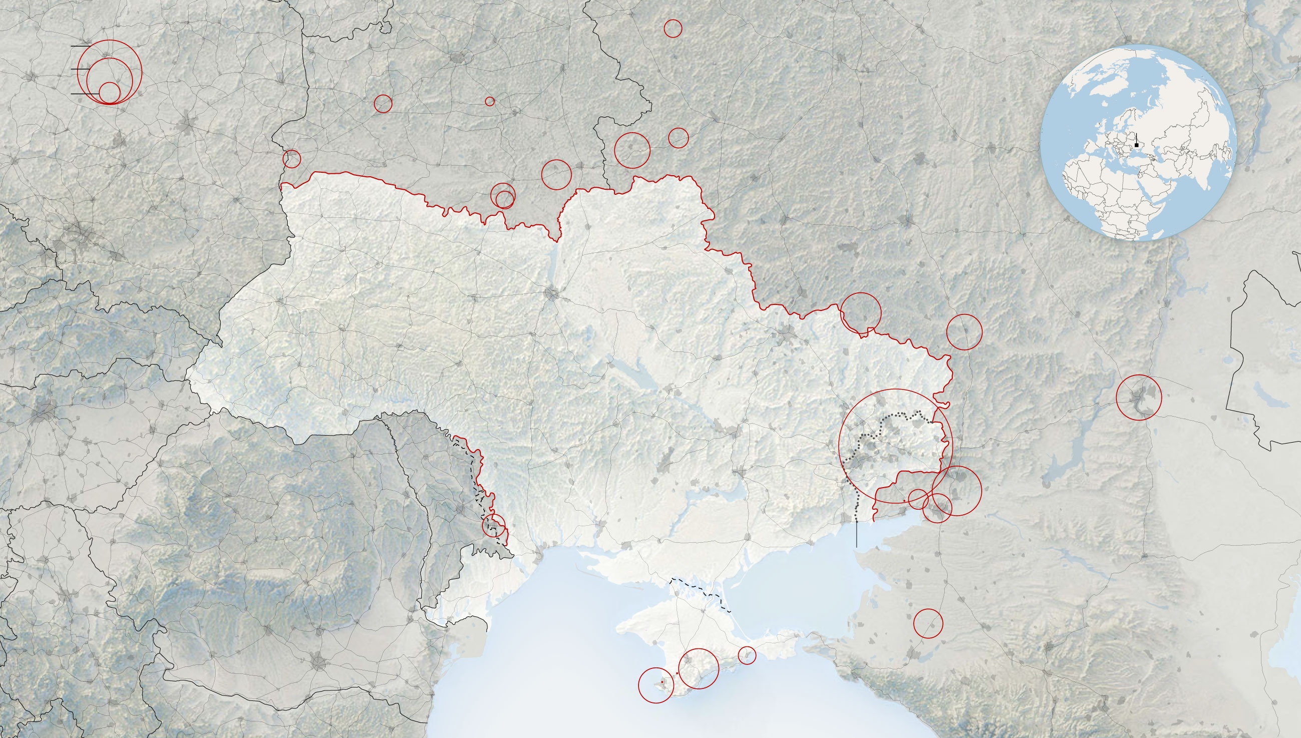 Linh Nga dang bao vay Ukraine o nhung dau? hinh anh