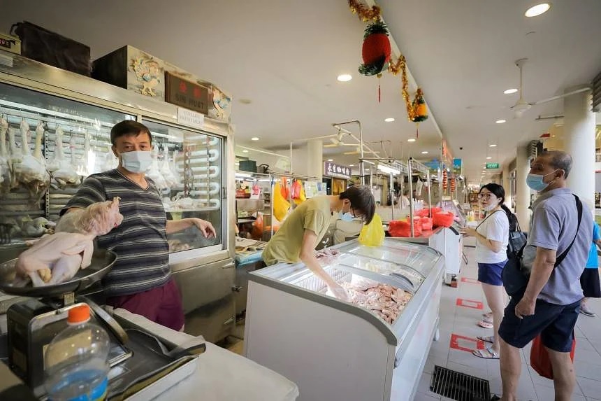 Khong chi nganh com ga Singapore khung hoang vi gia ca hinh anh