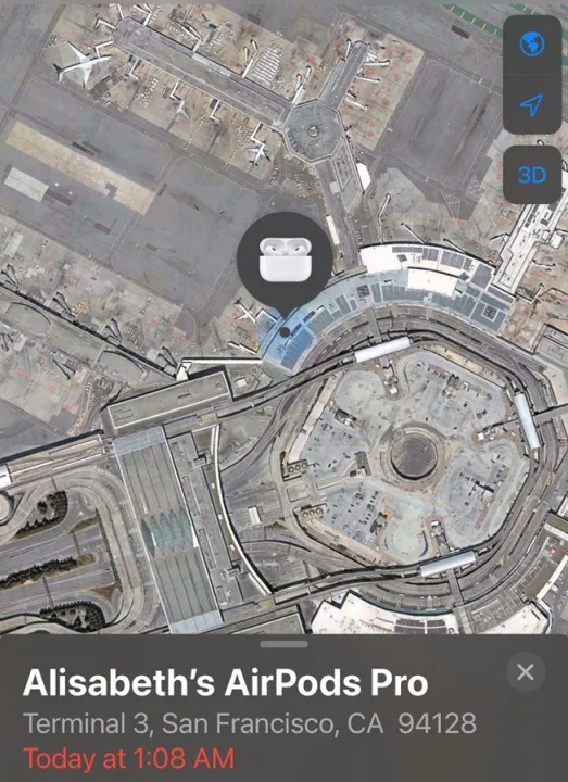 tai nghe airpods,  that lac hanh ly,  seattle anh 1