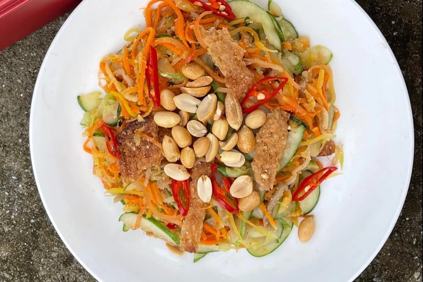 Doi vi voi mam Thai chay mua Vu Lan hinh anh