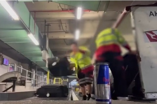 Nhan vien hanh ly san bay Australia bi sa thai vi nem do hinh anh