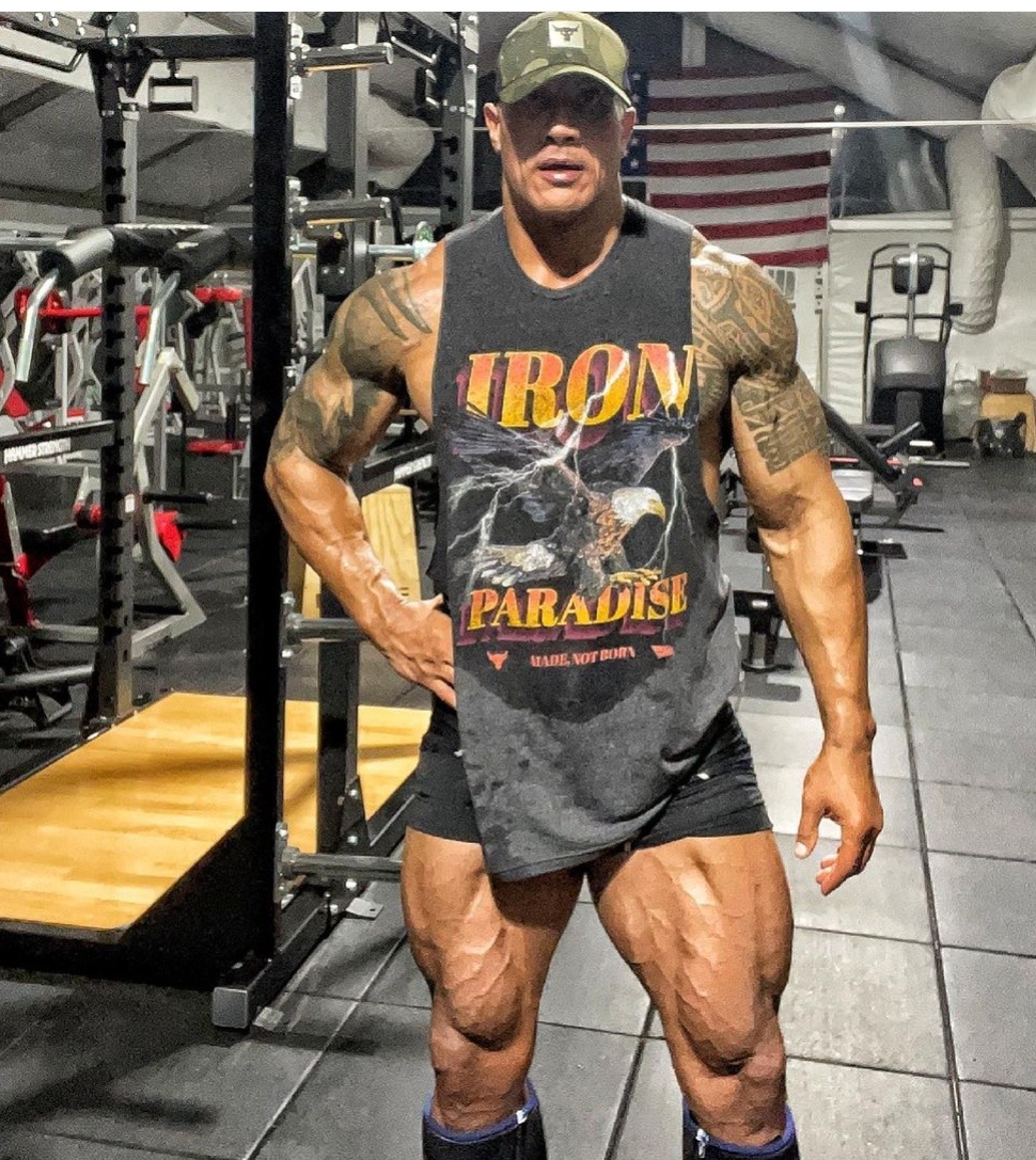 The Rock,  tap luyen,  dong phim anh 10